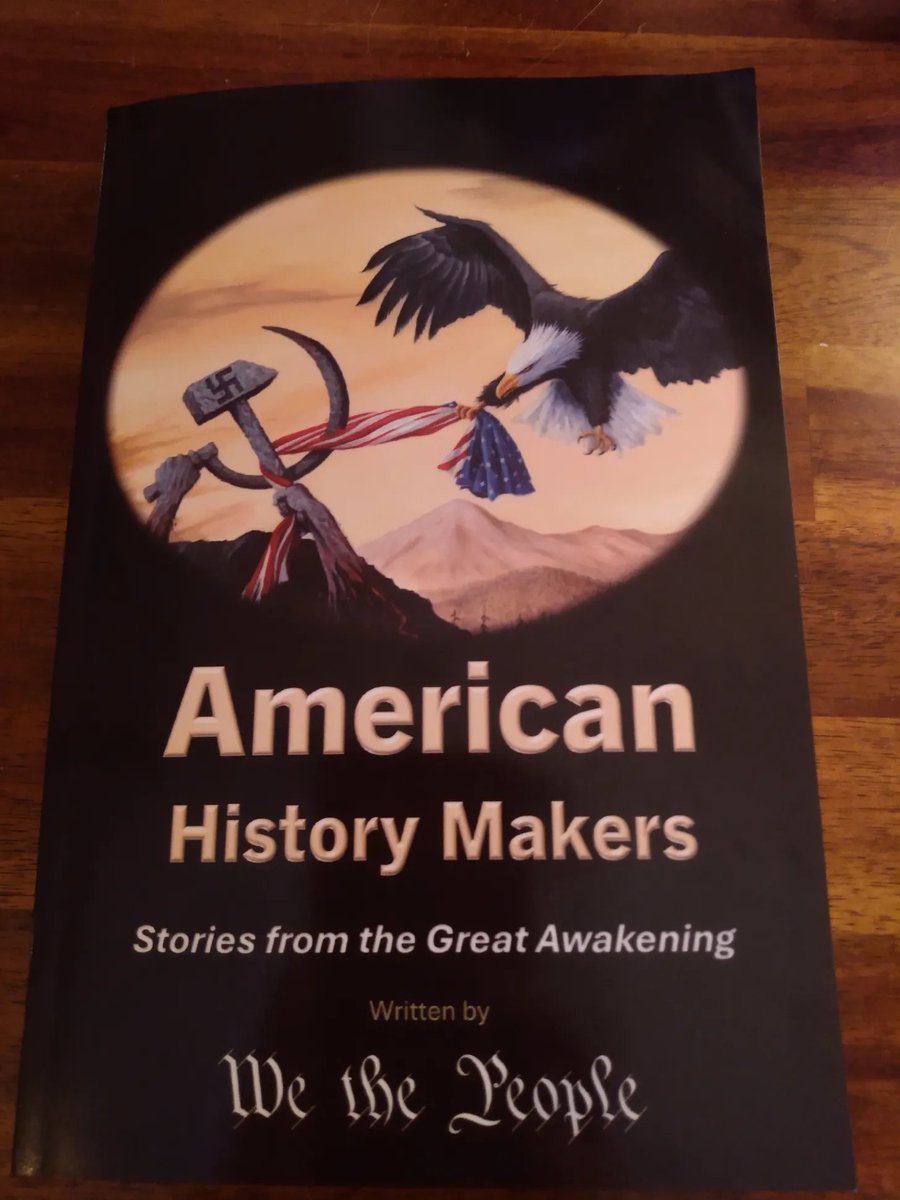 ATTENTION SUBSTACK SUBSCRIBERS: I have the first copy of American History Makers in my hand! Your copies will be shipping out soon. Details in this week's Newsletter along with an excerpt from @brunobarking's story! Enjoy! americanhistorymakers.substack.com/p/anon-to-infl…