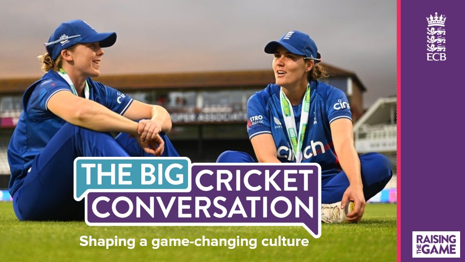 Come & feedback to @ECB_cricket about your experience of cricket today, your hopes and what behaviours or actions you want to see more of in order to get Cricket there. cricketwales.org.uk/news/the-big-c…
