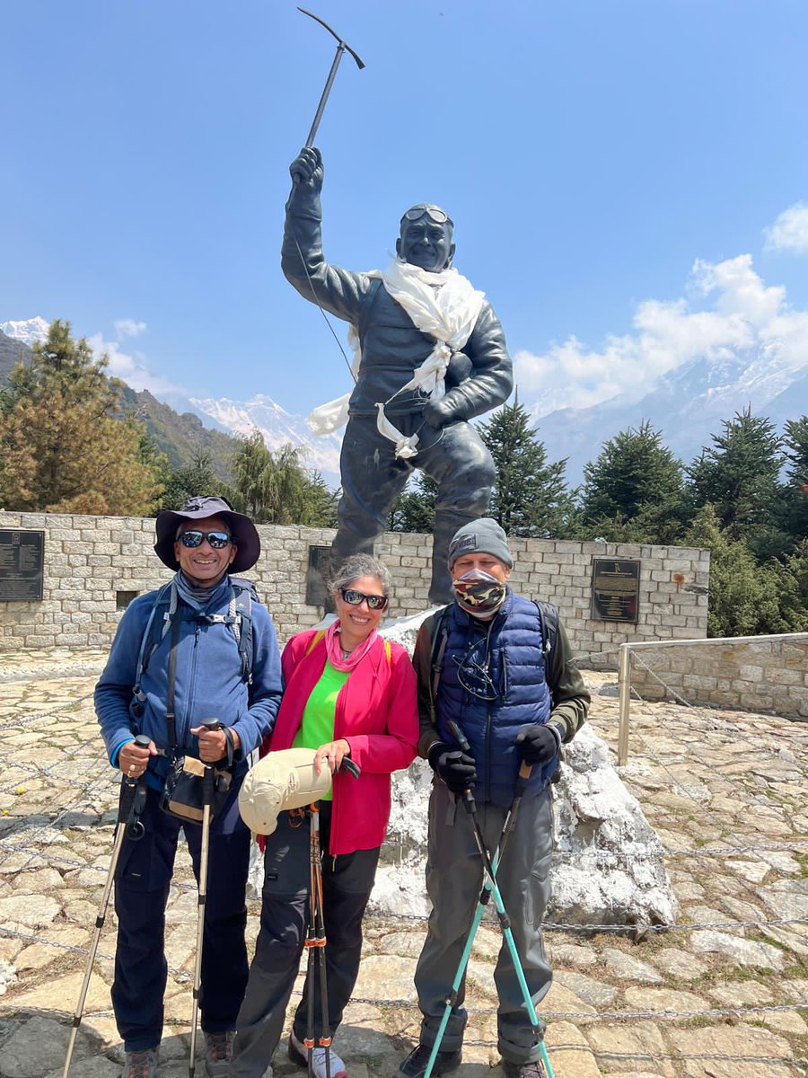 Infoworld_Pune's tweet photo. Day 3 at Everest Base Camp: Acclimatization and inspiration from Aparna Prabhudesai, behavioral psychologist turned Everest summiteer, despite a bone condition. Visited the Sagarmatha Museum, reflecting on courage. https://t.co/vLOi7xNrns