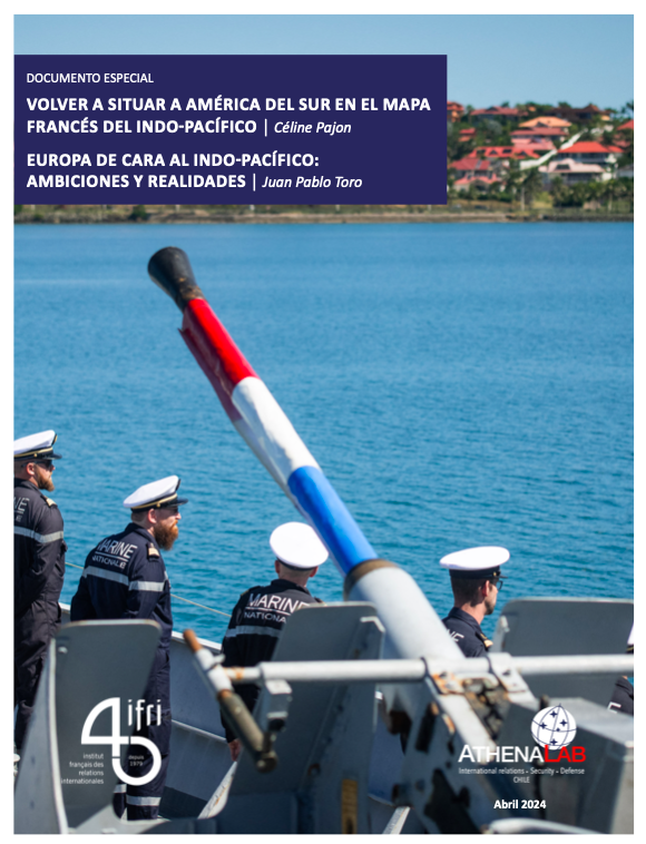 🙌Excited to share my first piece in Spanish @AthenaLabOrg 🇨🇱 ! Delighted to offer, with @JuanPabloToroV, crossed perspectives on 🇫🇷, 🇪🇺, & South American countries in #IndoPacific. A great backgrounder as #JDA24 @MarineNationale is heading to the region. athenalab.org/documento-espe…