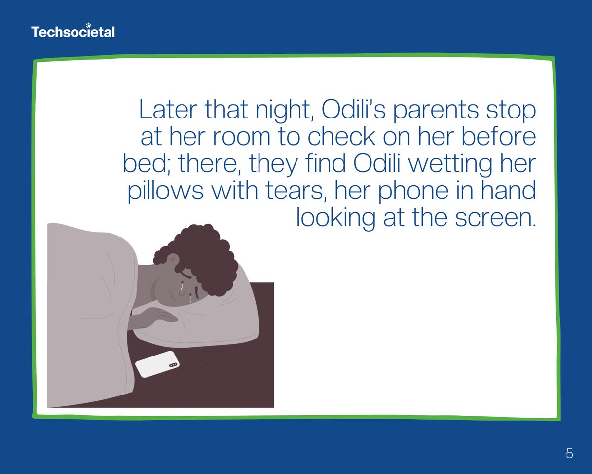 TechSocietal's tweet image. 2/2

The reality of the day is that we have a growing number of children (even those younger than Odili) with access to facilities online. We must take actionable steps to keep them safe! 

Read through for more on Odili’s ordeal.

#CyberBullying
#ChildDigitalSafety
#TechSocietal