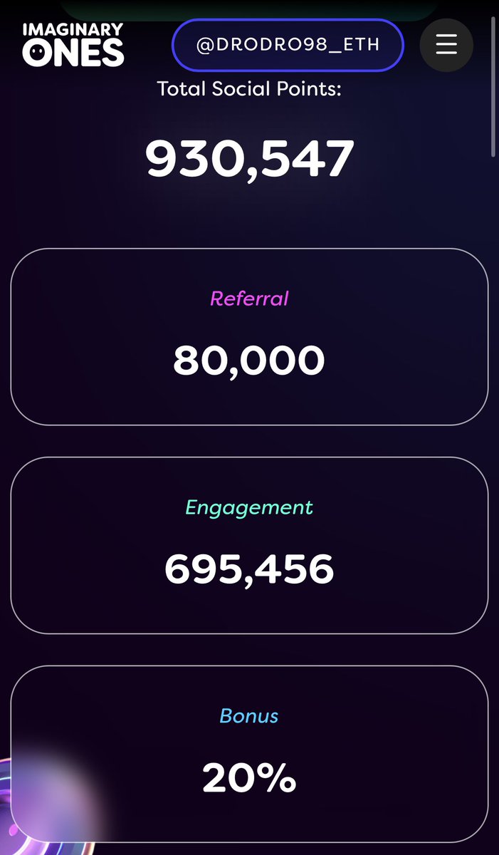 🚨🚨SOCIAL POINTS UPDATE 🚨🚨

Daaaaamn this one is juicy 🔥 yesterday I was at ~500k Points 

Now almost a MILLION‼️

Hamburger Tier 🍔 is getting closer and closer 💯

Let’s farm $BUBBLE 🫧 together, show me your points in the comments‼️