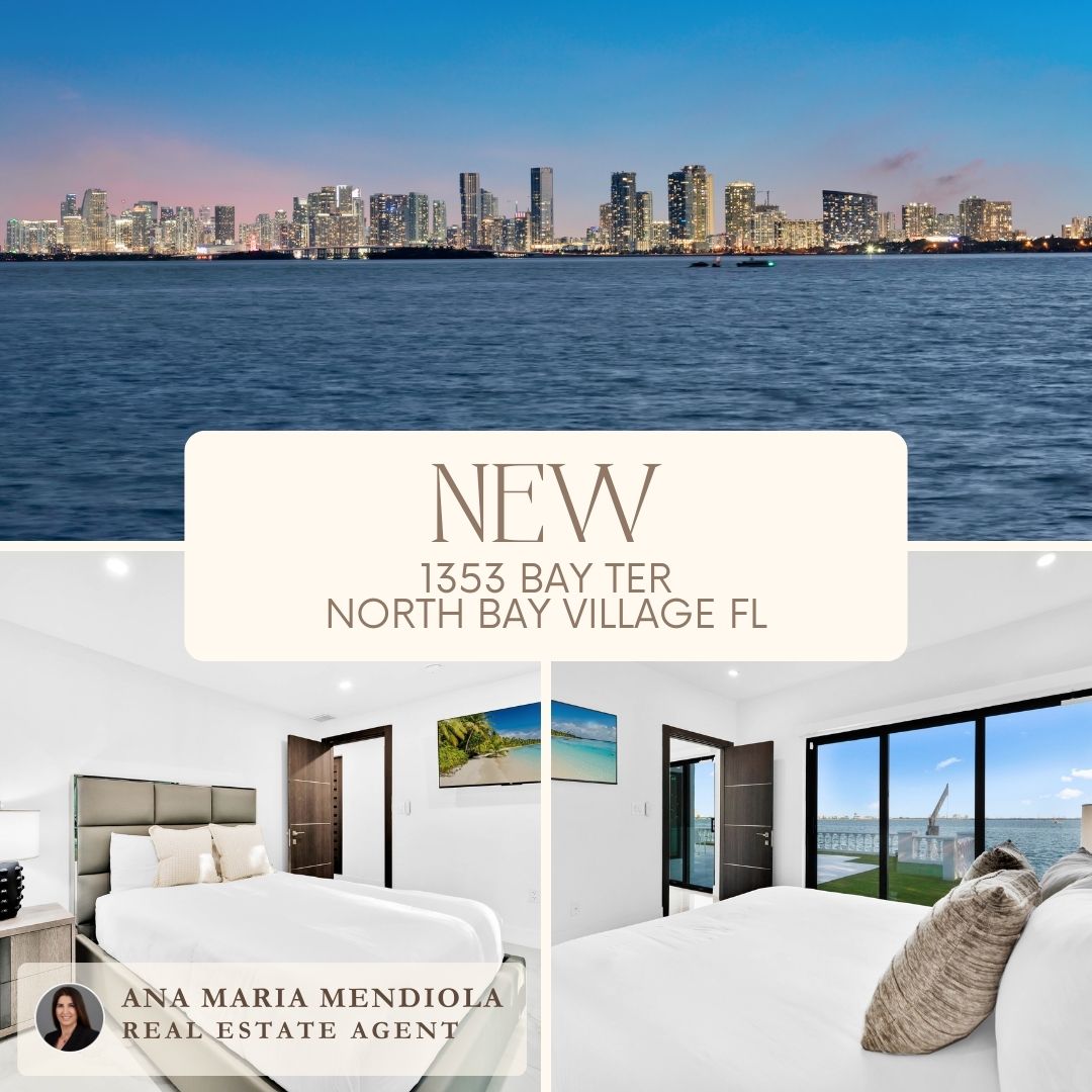 🌴 Your oasis awaits in North Bay Village! Experience luxury like never before in this waterfront haven at 1353 Bay Ter. #LuxuryOasis #WaterfrontLiving #MiamiRealEstate AnaMariaMendiola.com