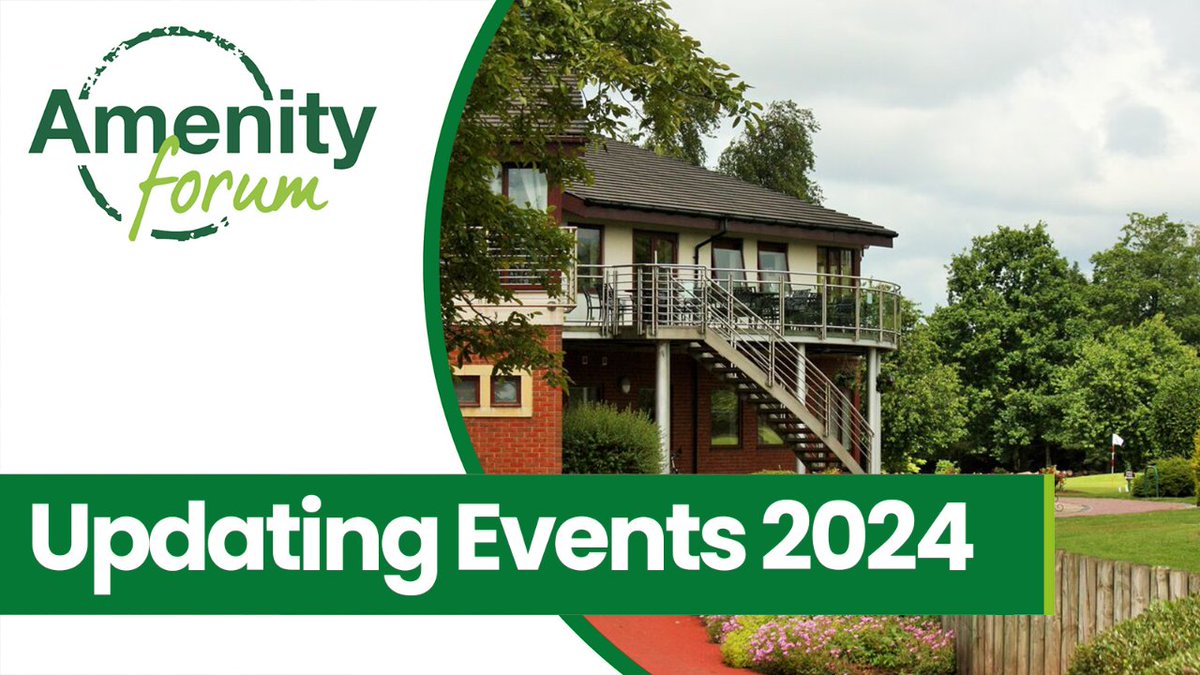 New Updating Events date and venue added! 🗓️8 May 2024 📌Leyland Golf Club, Lancashire Please ensure that you book a place on the event by emailing admin@amenityforum.net. #UpdatingEvents #AmenityForum