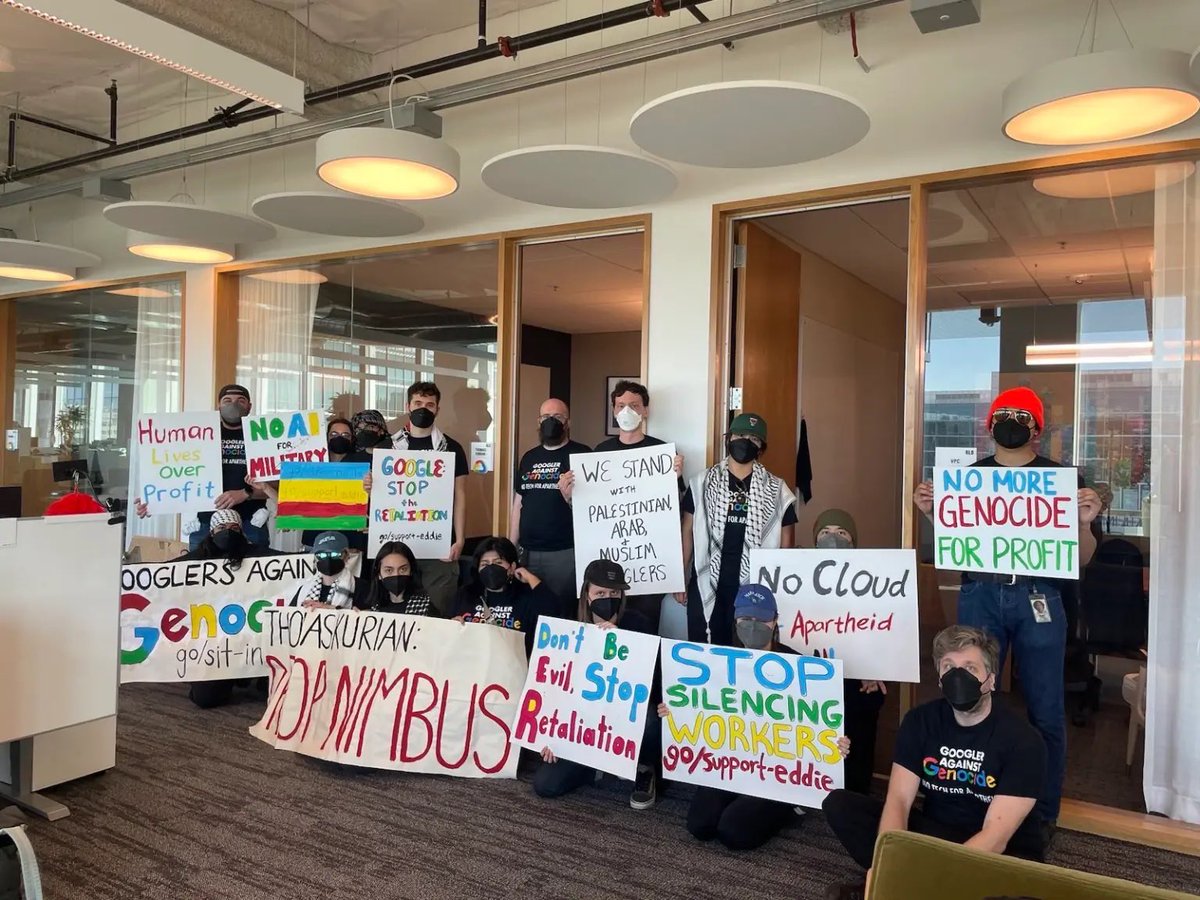 Google has fired 28 staffers after they protested a contract that google holds with Israel. The protesters were all employees in NY and California who stormed the office of executives for a sit in protest. #RUKIGAFMUpdates