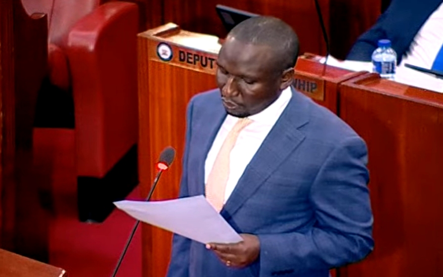 Sen. @Aaroncheruiyot makes a statement on the business of the Senate for the week commencing Tuesday, 23rd April, 2024. #BungeLiveSEN.