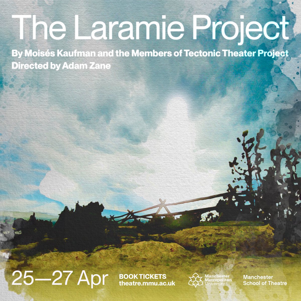 The Laramie Project by Moisés Kaufman and the Members of Tectonic Theater Project 🏳️‍🌈 Thursday 25 April (7.15pm) Friday 26 April (2pm & 7.15pm) Saturday 27 April (7.15pm) 🎟️ Standard ticket - £12 🎟️ Students - £5 Book now at the Grosvenor East Theatre link in our bio 🔗