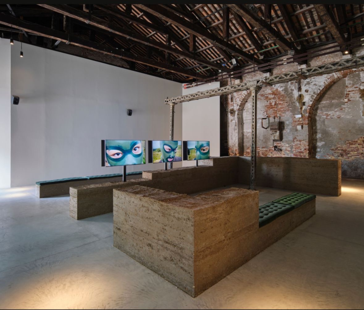 The Pavilion of Ireland is now officially open at the 60th @la_Biennale. ROMANTIC IRELAND' comprises a multi- channel video installation and an operatic soundtrack housed in an immersive sculpture. For the media kit and any other information, visit: bit.ly/3W2bJle