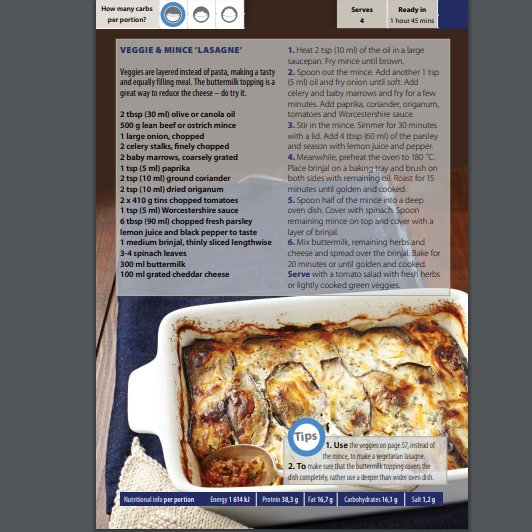 Try this Veggie & Mince 'Lasagne' from our Cooking From the Heart 3 recipe book, in partnership with Pharma Dynamics. ❤🧠✔ For more recipes visit our website at heartfoundation.co.za/resources/ & subscribe to our quarterly newsletter and monthly CVD updates at heartfoundation.co.za/newsletters/