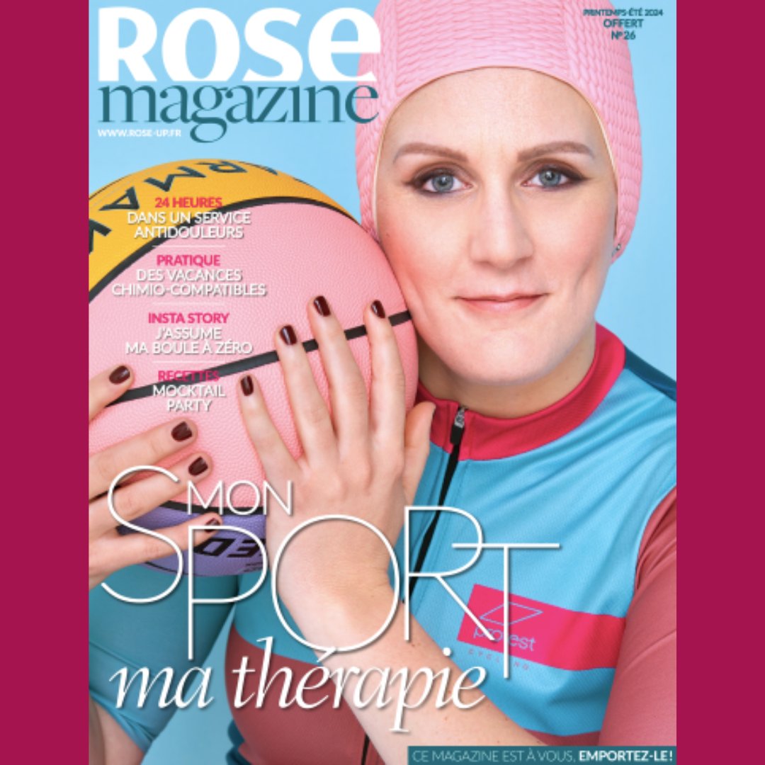 RoseUpAsso's tweet photo. Le nouveau #Rosemagazine arrive d'ici fin avril ds + de 2 000 services de cancérologie et points de distribution en France et chez les adhérentes de RoseUp ! Rose magazine c'est LE seul magazine féminin de société gratuit à destination des femmes touchées par tt type de #cancer. https://t.co/P4DtPSXCB3