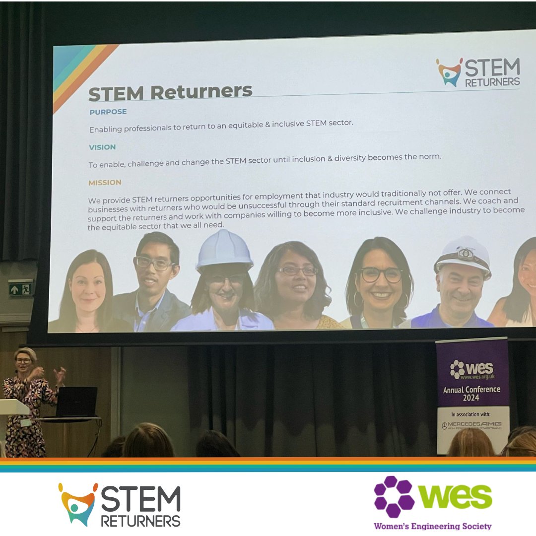 STEM Returners (@returntostem) on Twitter photo Its Day 2 at the <a href="/WES1919/">Women's Eng. Society</a> 2024 Annual Conference.
If you are attending the WES conference in Birmingham today, there is still time to visit us to learn how we can support your return to STEM or chat to us to find out more about our STEM Returners programme.
#WESAnnualConference Its Day 2 at the <a href="/WES1919/">Women's Eng. Society</a> 2024 Annual Conference.
If you are attending the WES conference in Birmingham today, there is still time to visit us to learn how we can support your return to STEM or chat to us to find out more about our STEM Returners programme.
#WESAnnualConference
