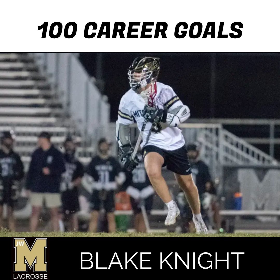 Blake Knight (2025) Recorded his 100th career goal on Tuesday night!