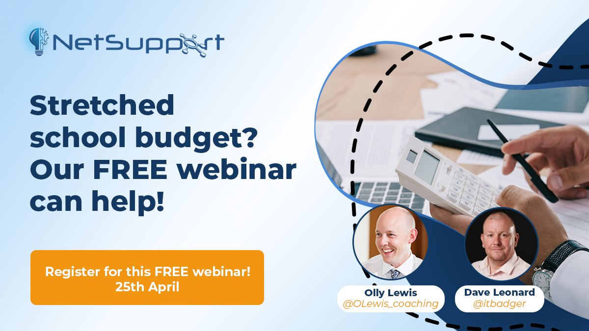💻💰 Ready to stretch those #SchoolBudgets? Join us for an eye-opening webinar on leveraging #edtech to maximise savings with out experts @OLewis_coaching and @itbadger. Register for free mvnt.us/m2368588