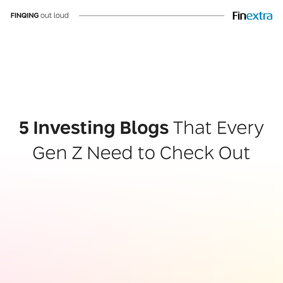 🌟 Big news! FINQ is on @finextra's top 5 #GenZ Investing Blogs! 🌟 Get the AI-powered insights you need to succeed in today's market. Check us out and read the full article here 👉 hubs.ly/Q02tj0CT0

#InvestSmart #FutureFinance 📈