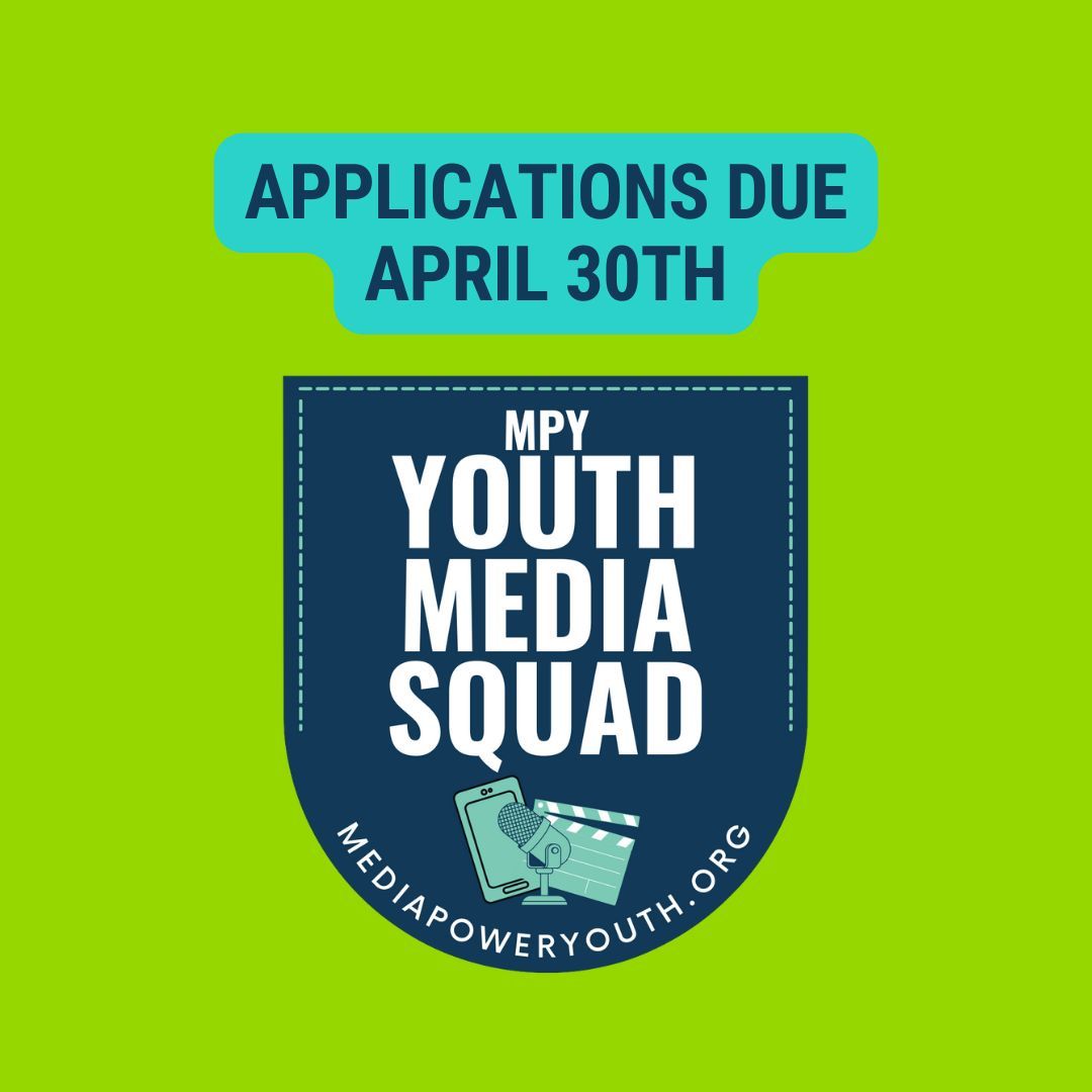 The deadline for applications to join our Youth Media Squad is approaching! ⭐ We turn to this advisory board for their perspectives to help inform our programming. If you know a student who wants to make a difference, encourage them to apply today: buff.ly/3U3LDNj