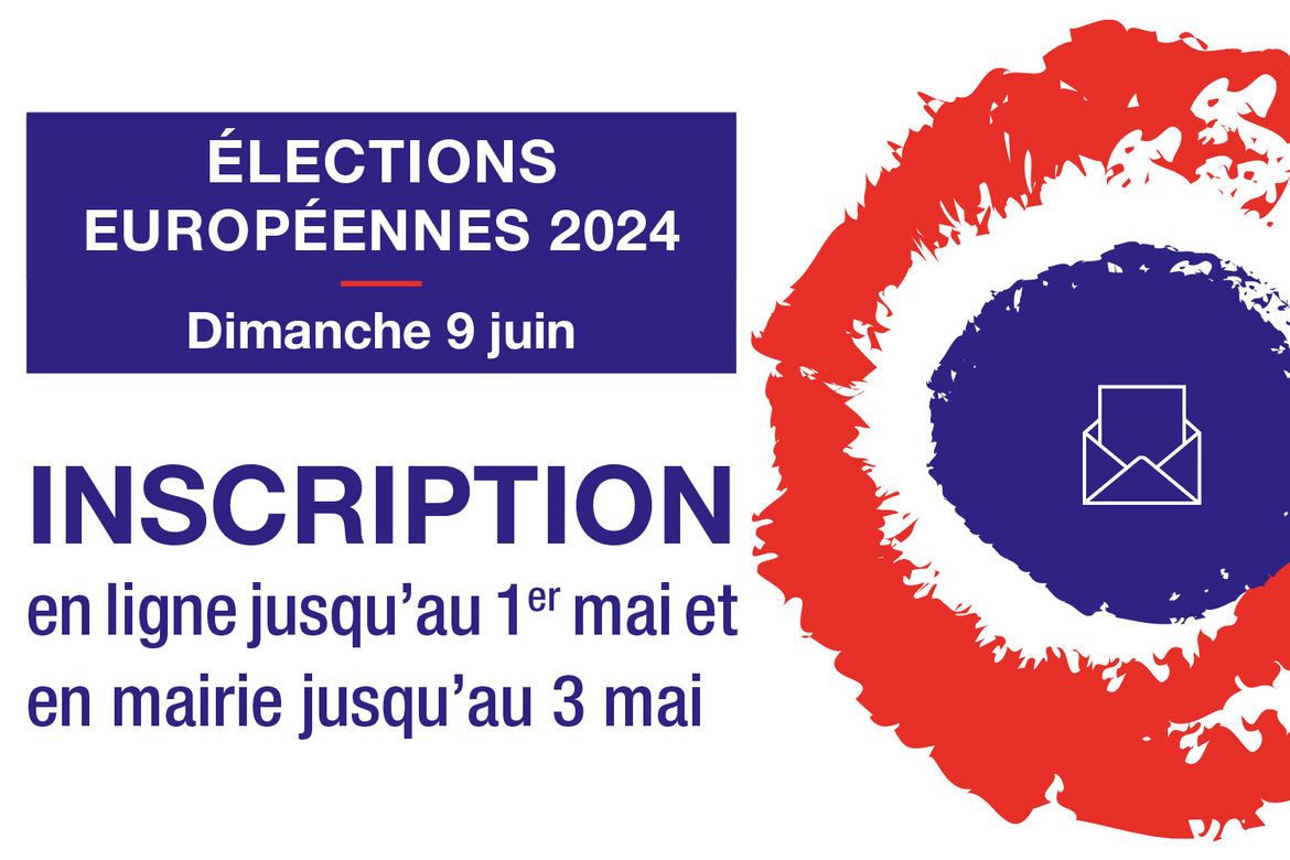 🗳 Les élections européennes se tiendront le 9 juin 2024. ✅ Pour voter, inscrivez-vous sur les liste avant le : 📅 1er mai 2024, sur le site service-public.fr 📅 3 mai 2024, à l’hôtel de ville ou dans les mairies annexes ➡️INFOS : lehavre.fr/actualites/ele…