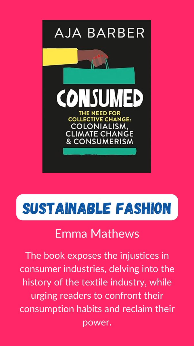 2/2 This #FashionRevolutionWeek, would you like to learn more about how #FastFashion has been impacting our #ocean and what we can do to fix this? Then you must add these #books to your #readinglist!