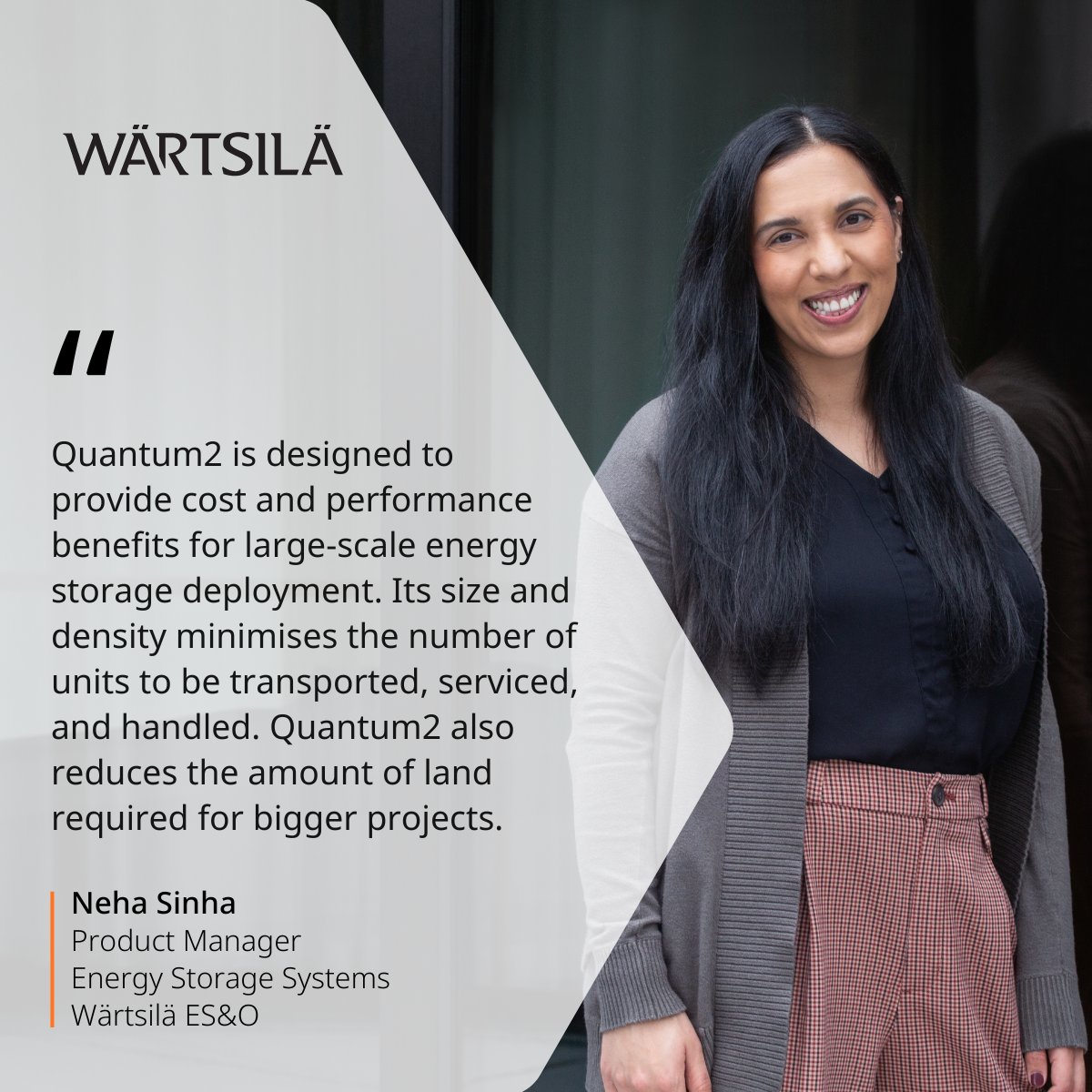 #Quantum2 is a fully-integrated #energystorage system with state-of-the-art features. ✅ Unparalleled safety ✅ Cost-effective transit, construction, installation & commissioning ✅ High energy density & reduced land requirements More: storage.wartsila.com/resource/quant… #Decarbonisation