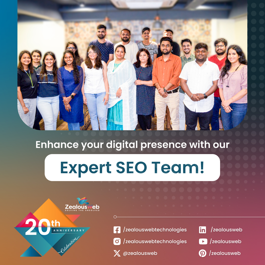 Lost in the search results?
93% of people start online with a search engine.  Don't miss out!  Our SEO team can help you get found.

#SEO #getfound #SearchEngineOptimization #SEOStrategy #website #Rank #First #BoostYourRank #EngageAudience #SolvingTheUnsolved #ZealousWeb