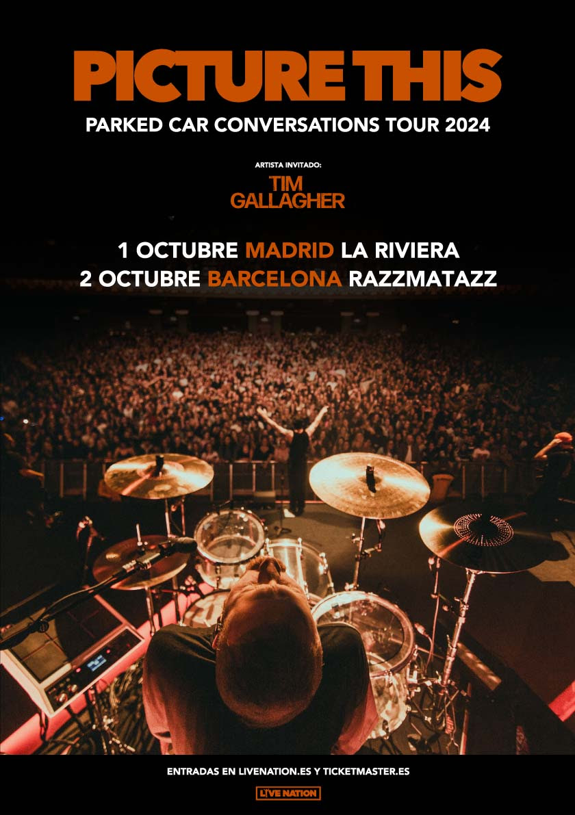 Los irlandeses 🇮🇪 @picturethis actuarán en Madrid y Barcelona presentando 'Parked Car Conversations'. 📆 01/10, en @LaRivieraSala (#Madrid) 📆 02/20, en @RazzmatazzClubs (#Barcelona) Entradas a la venta en @LiveNationES y @TicketmasterES