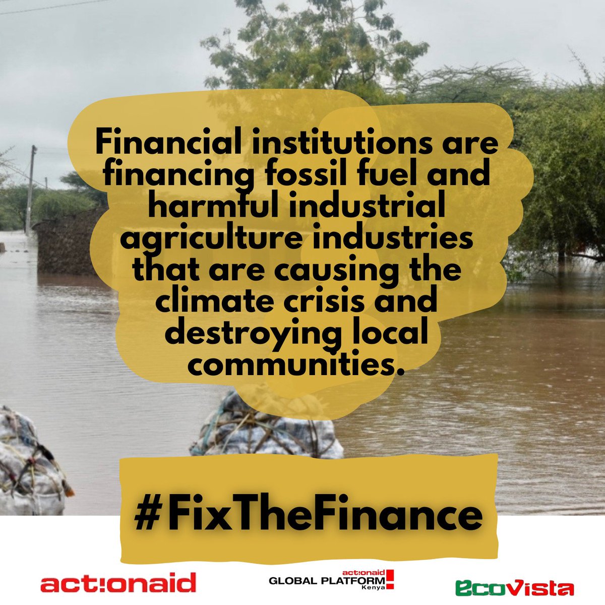 The climate crisis disproportionately affects the most vulnerable communities. It's time to prioritize climate finance for justice. #FixTheFinance #ForPeopleForPlanet Fund Our future