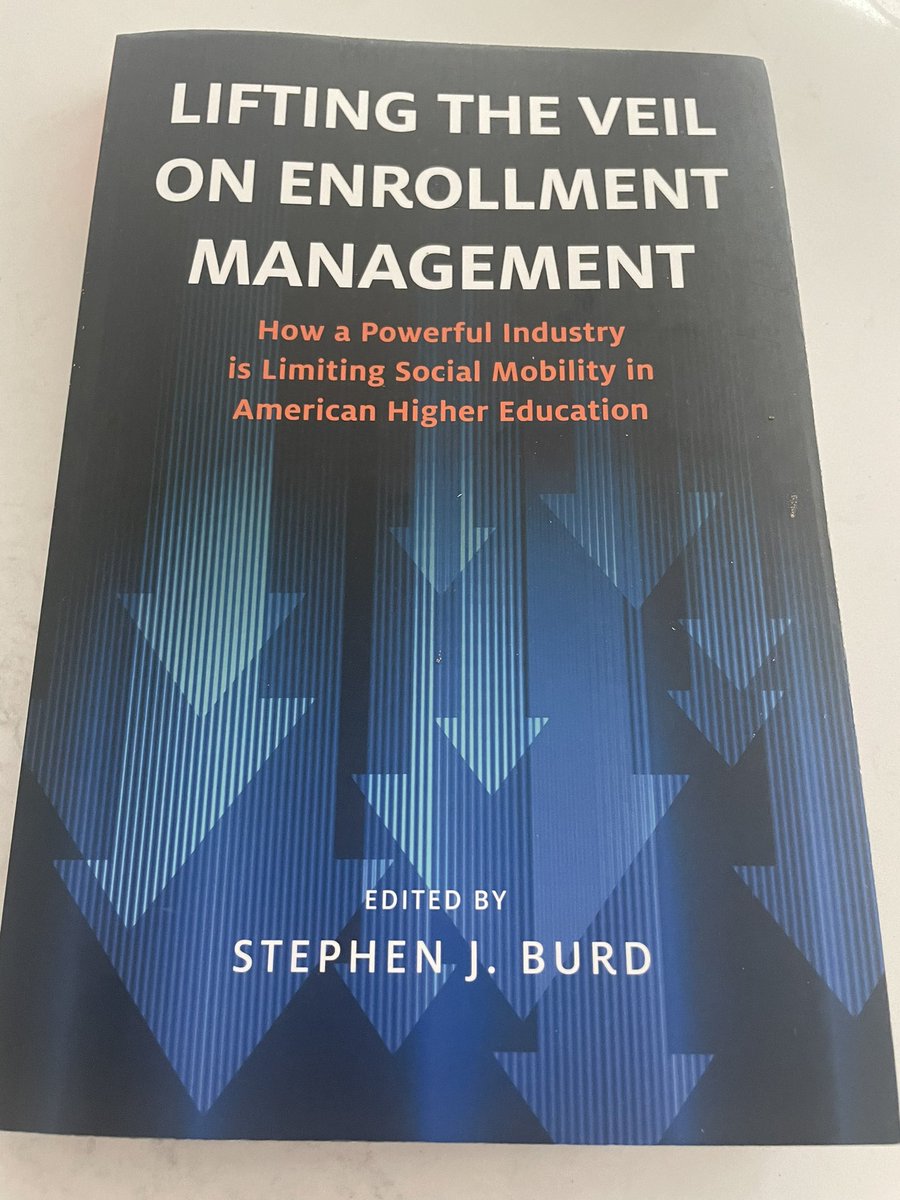 Can't wait to dig in. @StephenBurd2 was best teacher a new reporter could ask for when I arrived @chronicle. Any question about student aid I'd visit Steve (or to talk ⚾️). I'm sure I'll disagree at times now as a college trustee, but few care more about access than Steve.