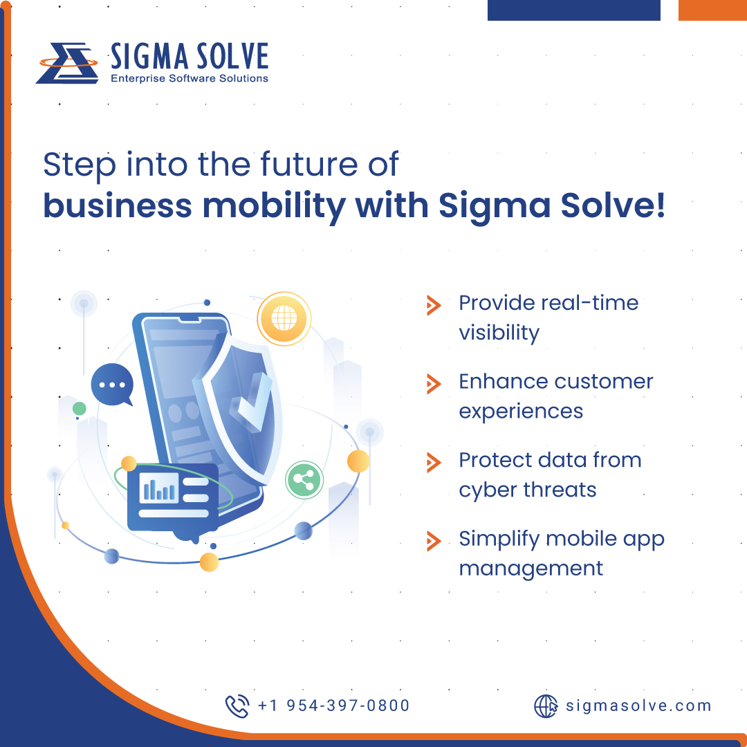 Tired of limited scalability, outdated mobility solutions? Sigma Solve is here to propel your business into the future with cutting-edge #EnterpriseMobility Solutions.
Our Enterprise Mobility Solutions are designed to revolutionize your business.
sigmasolve.com/enterprise-mob…