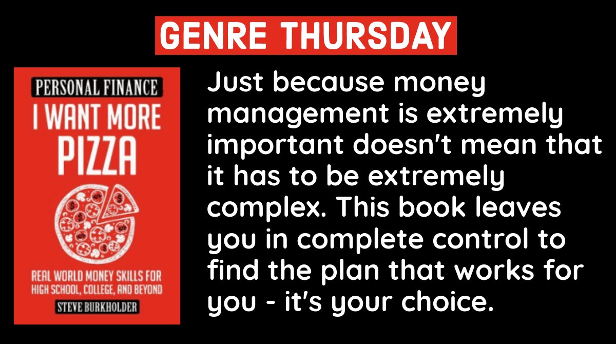Finance: I Want More Pizza by Steve Burkholder “shows you that personal finance does not take a lot of time, has a ton of real world examples, and provides you with options to choose from, leaving you in complete control.” Check it out today. #WeAreMehlville @Mehlville_HS