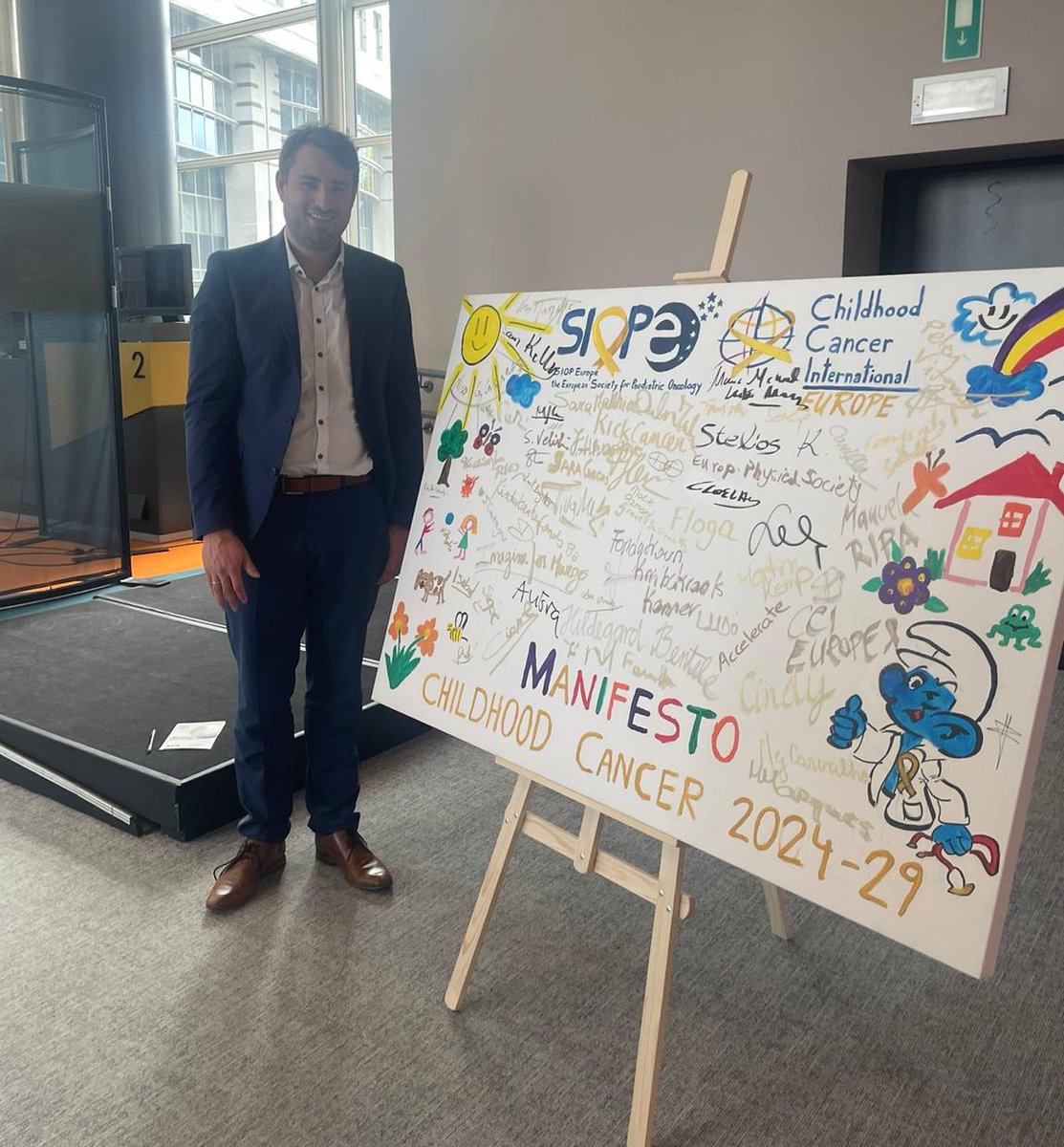 Thank you for signing our EU Elections Manifesto Niels Geuking. 🙏It is a privilege to have your support on our European Paediatric Cancer Community Manifesto: Cure More, Cure Better and Tackle Inequalities.🎗️