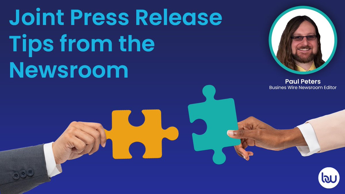 Learn how to effectively boost product and brand awareness through joint press releases with tips straight from Business Wire’s newsroom. #PR #PressRelease #JointRelease #Partnership #News bwnews.pr/4acmbLf
