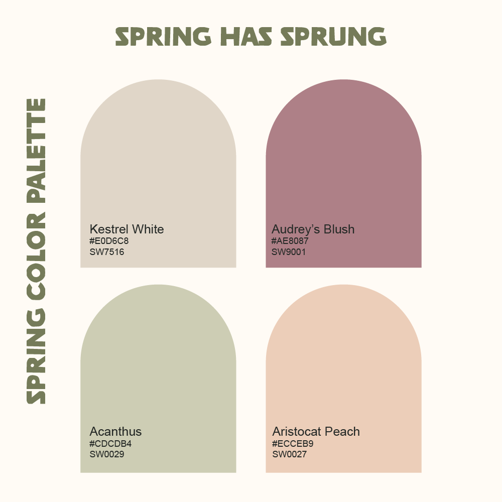 Let the spring fun begin! What color will you be using to make your home feel fit for the season? #SpringColors