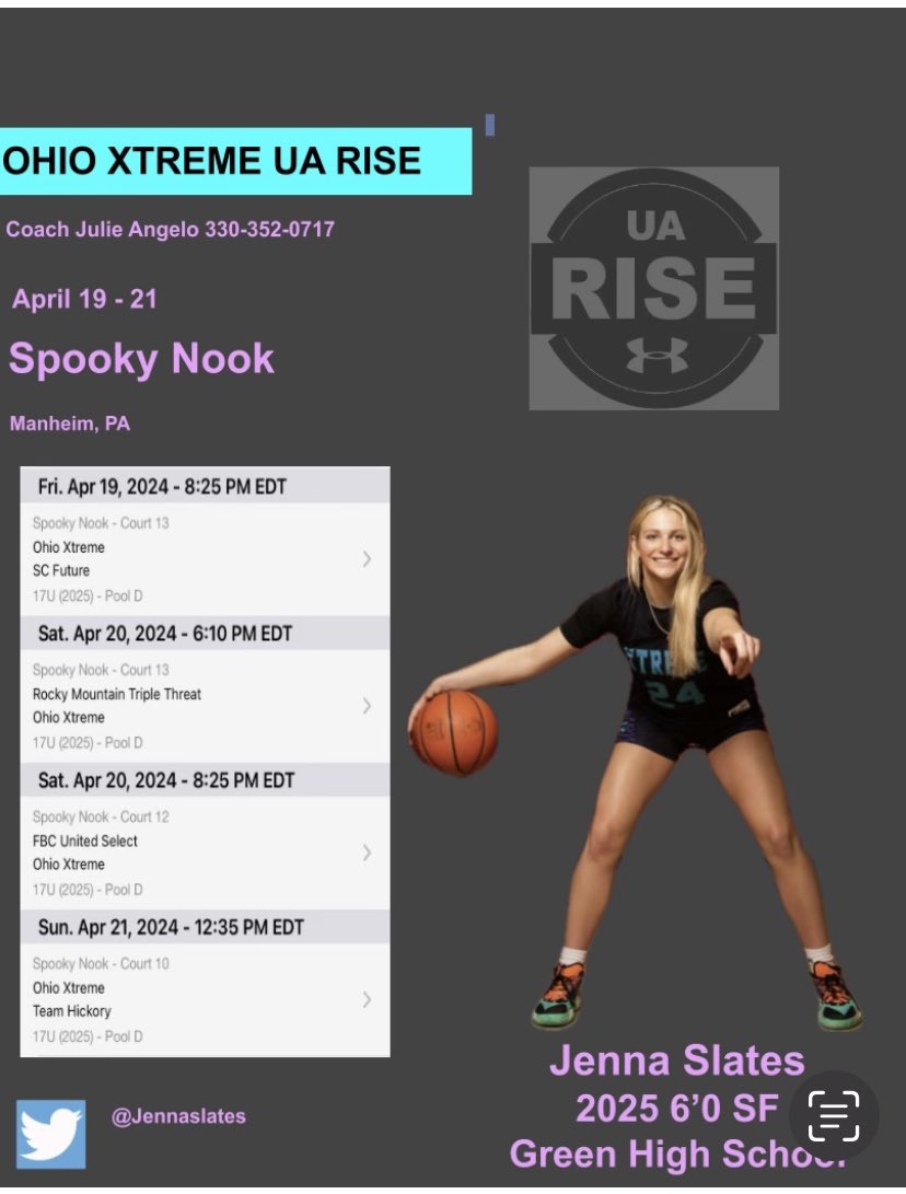 Back on the court this weekend - come check me and my @OhioXtreme 2025’s out