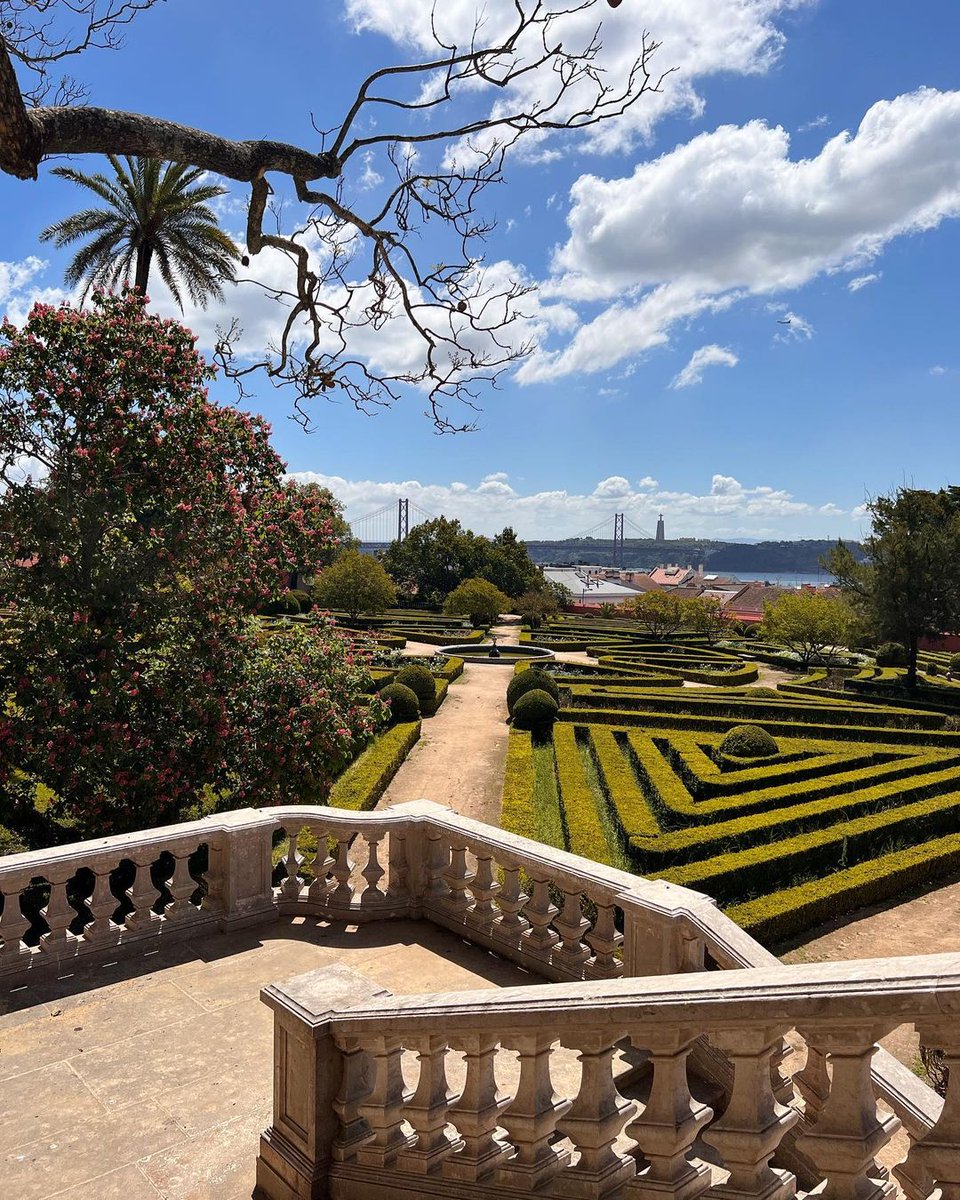 This charming botanical garden was the first of its kind in Lisbon. It’s completely unique and has a charming view of the city and the river. #VisitLisboa visitlisboa.com 📍 Jardim Botânico da Ajuda 📷 @anna__michalczyk