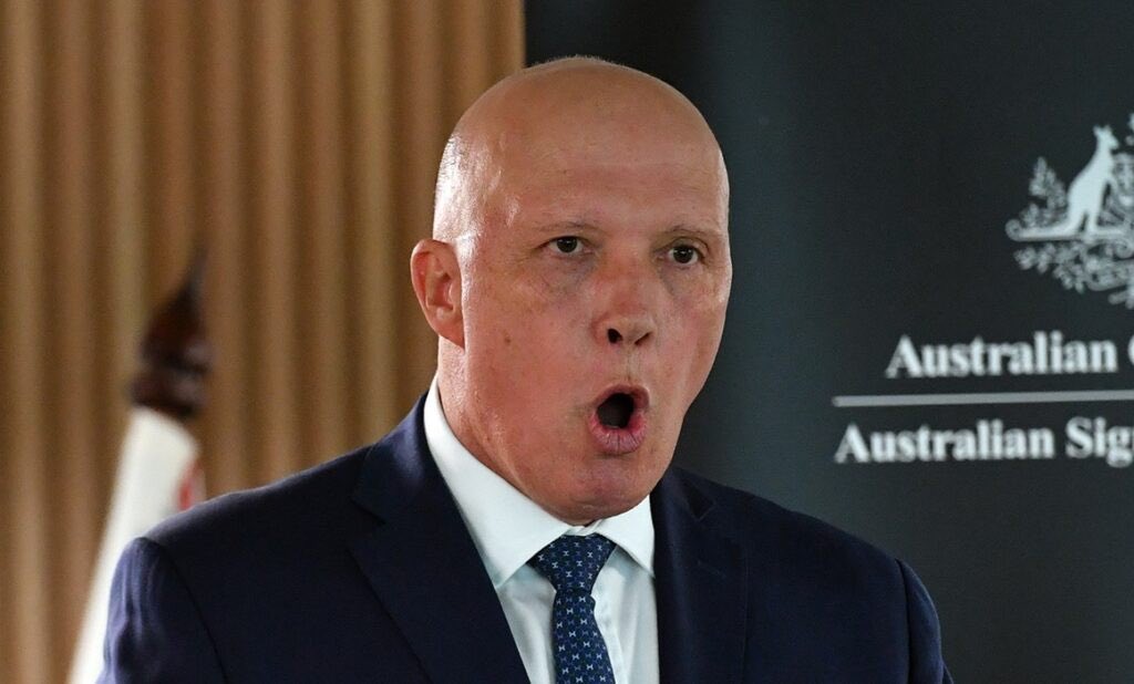 THE CHASER: “Australians have had a gutful of divisive politics’ says guy who made a career out of attacking First Nations people, African migrants, Muslim groups, Refugees, same-sex marriage… ￼ Leader of Opposing and alleged ‘Not a Monster’ Peter Dutton has slammed the