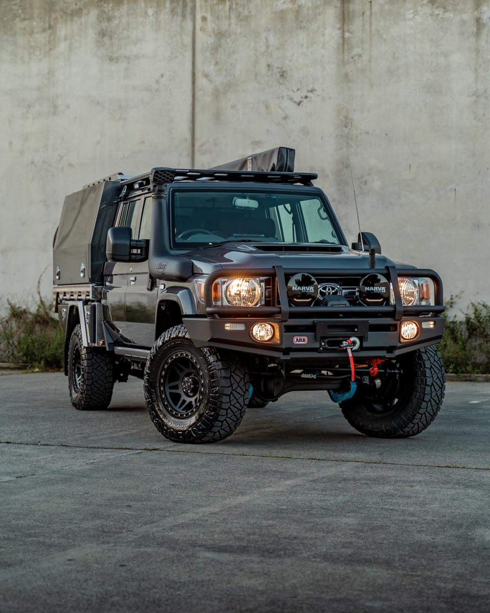 JaMtoka's tweet photo. LC79 with auto conversion from Pro Touring Concepts, Australia #LandCruiser #VDJ79R https://t.co/AXJjQtADPs