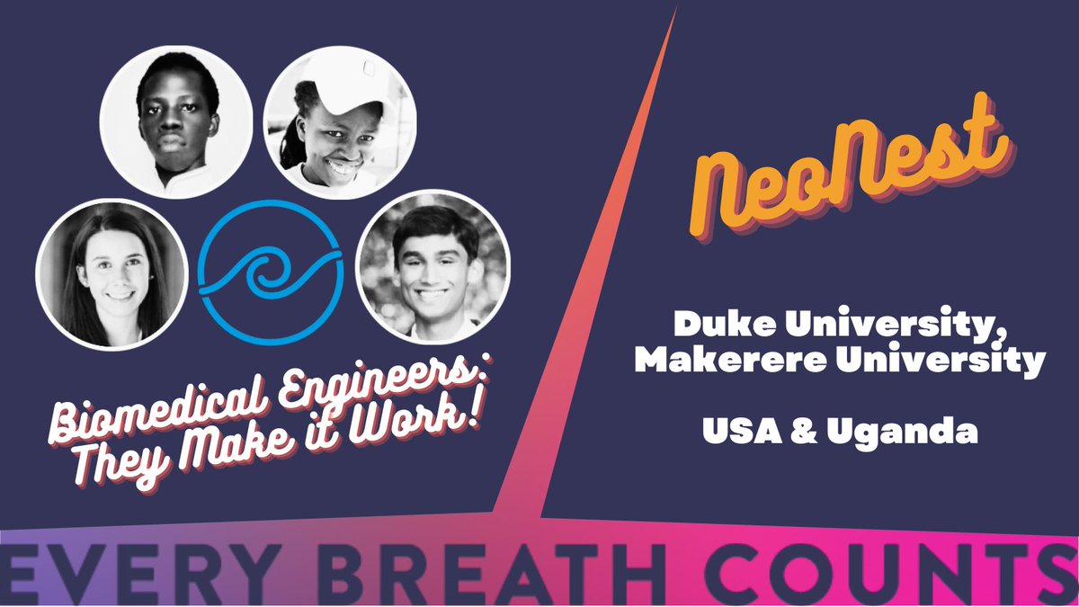 EBCCoalition's tweet photo. Delighted to highlight student winners of the @rice360glht 14th #GlobalHealth Technologies Design Competition!

#1 Sophia Singer, Joseph Okileng, Vivian Arinaitwe, &amp; Saajen Patel from @DukeGHI &amp; @Makerere for the NeoNest

👉 https://t.co/Xd3r2E2xaI

#TheyMakeitWork #HealthforAll https://t.co/em7SiGa2NR
