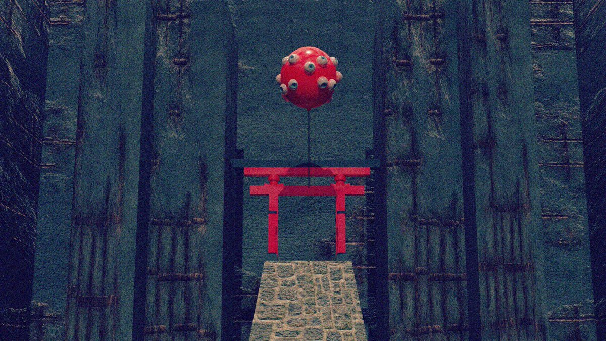 _I_2_3_4_'s tweet photo. 風船がね。あったの。
赤い風船が、ぷかぷか浮いていたの。 https://t.co/ZO614q6oCI