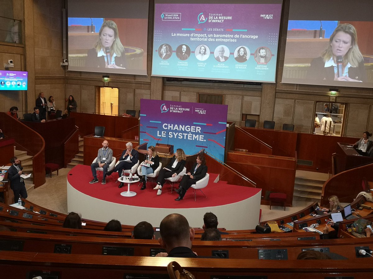#PTCE, contrats à impact, expérimentation locale : trois enjeux majeurs évoqués par <a href="/oliviagregoire/">Olivia Gregoire</a> pour développer les territoires et leur impact social et environnemental
#SMI2024