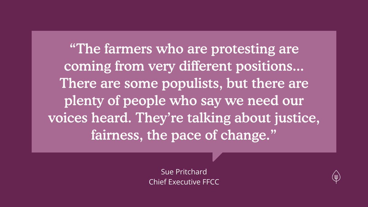 Our CEO @suepritch reflecting on recent farmer protests in England & Wales - highlighting the many, many reasonable and concerned voices calling for a just transition in food and farming.

Listen back to Sue on @MandaScott’s #AccidentalGods podcast 👇
ffcc.co.uk/conversations/…