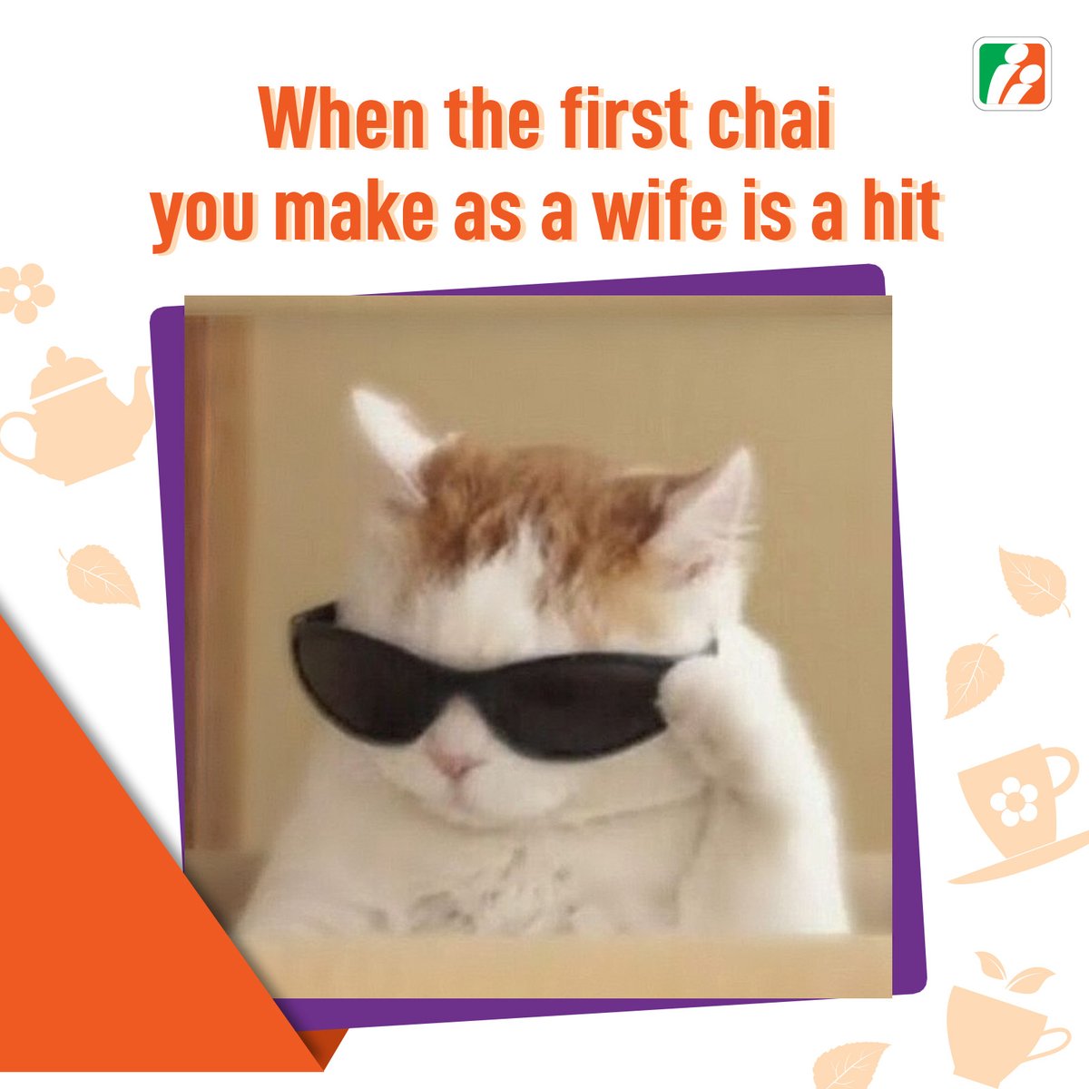 Chai peelo wives ​#BharatMatrimony #catmeme #coolcat #catstagram #meme #trending #reels #funny #love #wedding #single #weddingseason #Trending #Reels #TrendingReels #TrendingAudio #fypシ #explorepage #catmemes