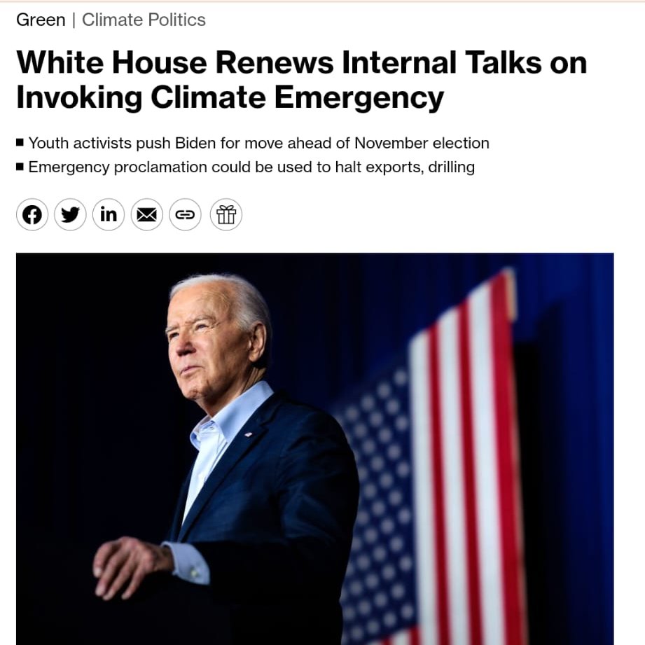 New from @jendlouhyhc: the Biden Admin is restarting conversations about declaring a Climate Emergency. The pressure is working. Let's keep it up.