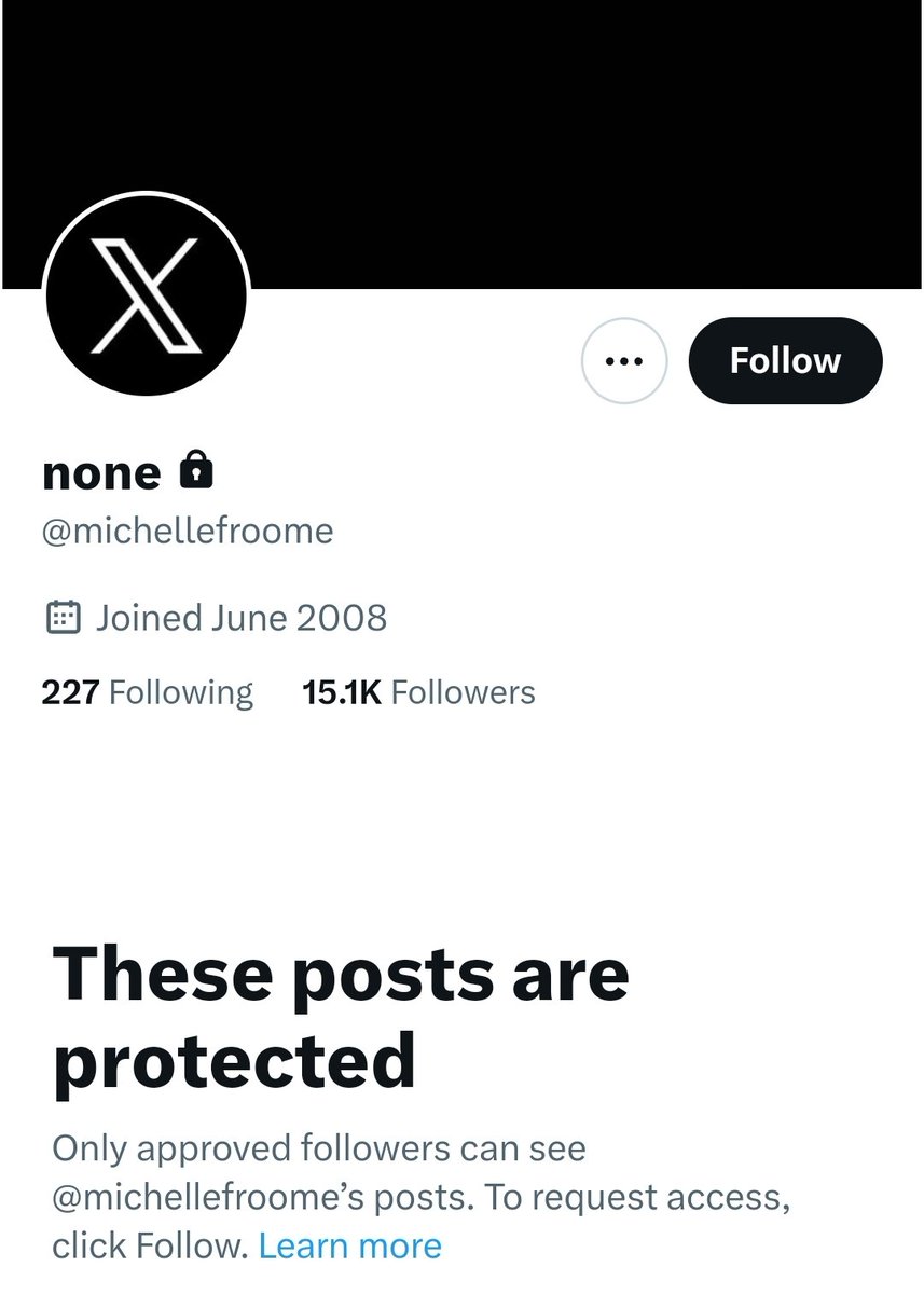 Michelle Froome reactivated her account but protected it.