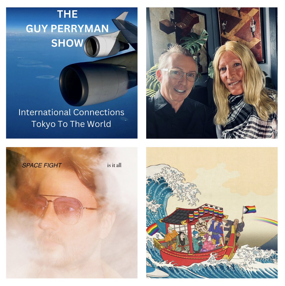 Find your colours with Aaydium from The Ring Party, exclusive message from Space Fight, set sail for @Tokyo_R_Pride and more all with the music to match!! #guyperryman GPS @InterFM897 Fri 4/19 On air live 7-10:35 interfm.co.jp On demand anytime mixcloud.com/GuyPerryman/