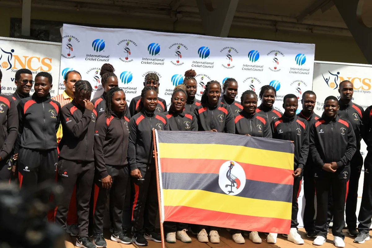 The Victoria Pearls team was flagged off this morning by the Minister of State of Education Hon Peter Ogwang ahead of the T20 Women's Global Qualifiers from April 19th- 2nd May. The squad departs Uganda tomorrow. Photo Credit: @BataImages #LetsGoVictoriaPearls