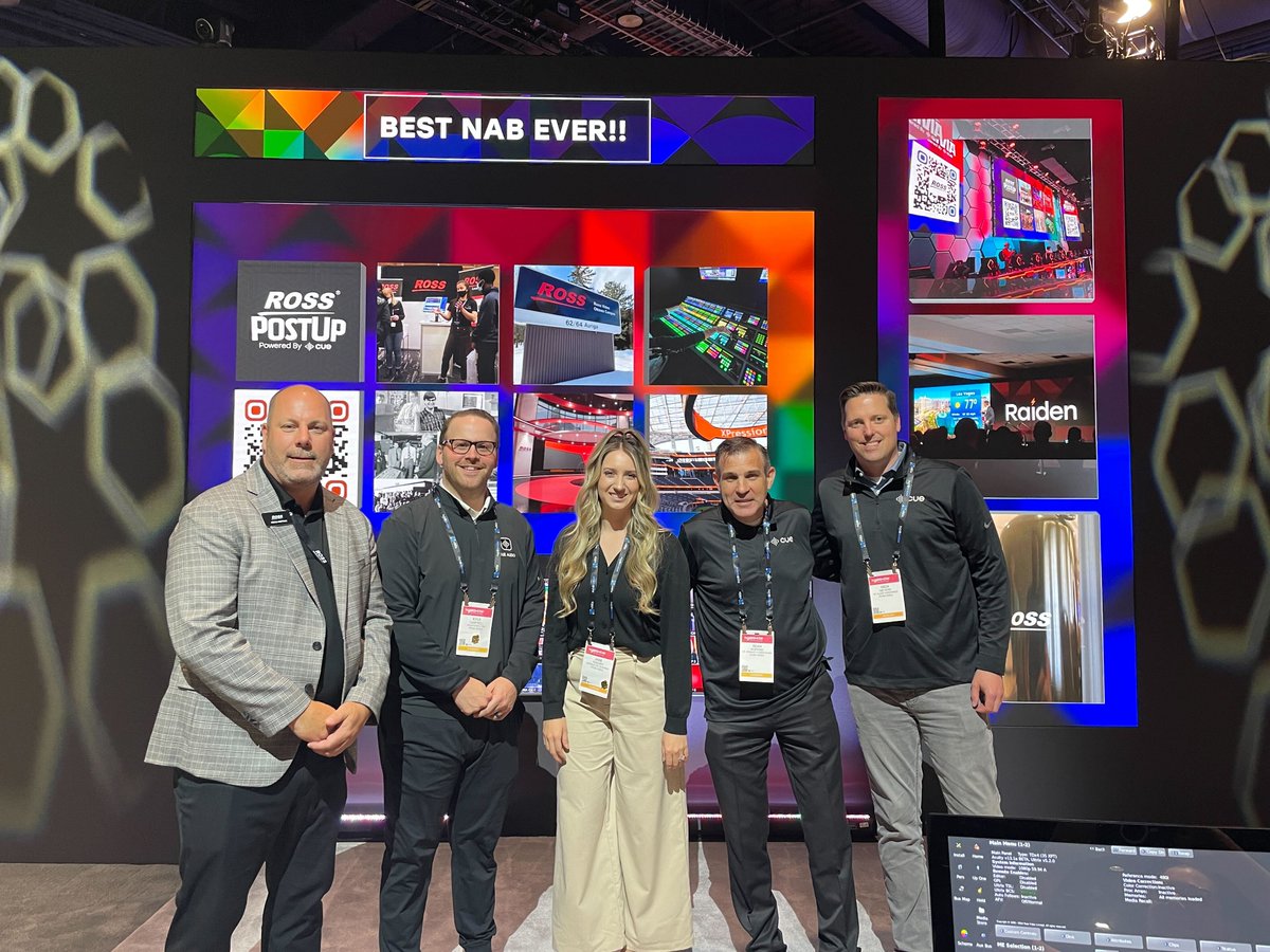 Great partner. Great event. 

#NABShow #sportsbiz #sportsproduction #CUE #FanFirstTechnology #rossvideo