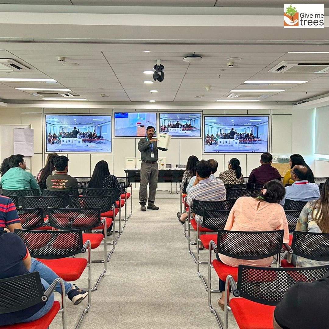 givemetrees's tweet photo. Give Me Trees Trust virtual session with Cadence on Kitchen Waste Management 🌿♻️ Employees from Bangalore Joined Online, Bridging Geographic Divides. Empowers Sustainable Practices Across Distances.💚🙌
#givemetrees #educationalworkshop #sustainablefuture #givemetreestrust https://t.co/MMOrUjVskX