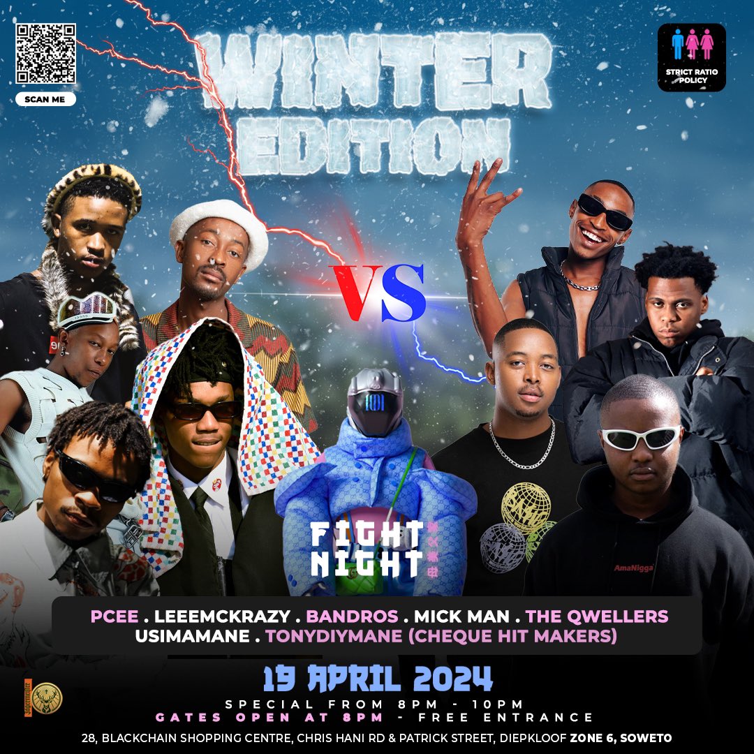 #FightNight - Winter Edition Join us this Friday! 🕺