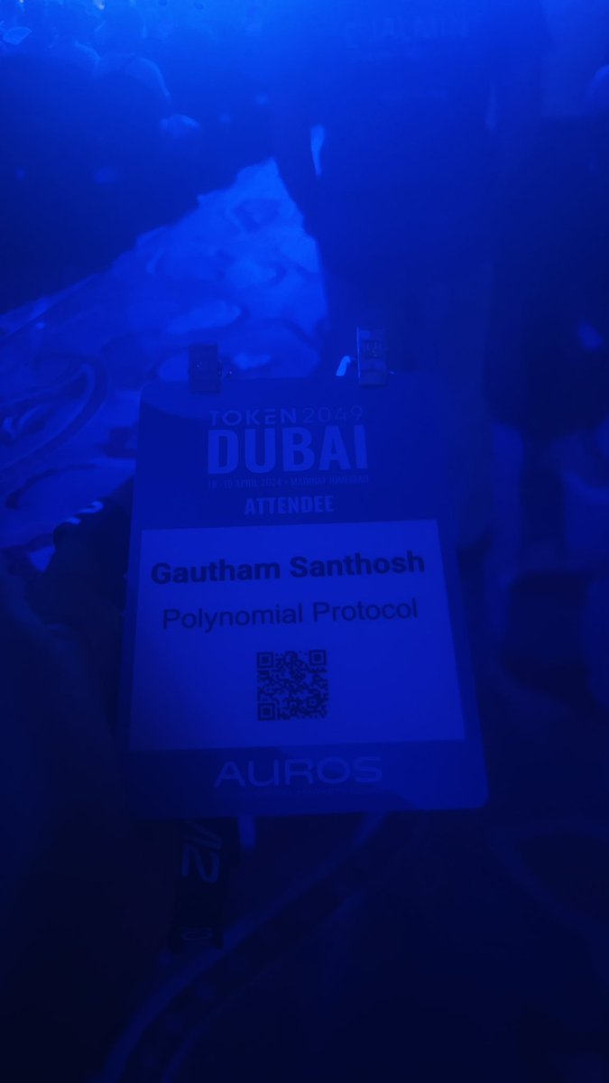 gm @token2049, Catch Polynomial team and say hi Let’s talk about future of Polynomial and derivatives