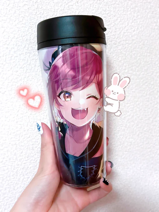 みとじちゃんからタンブラーをプレゼントしてもらいましたありがとう〜!! 