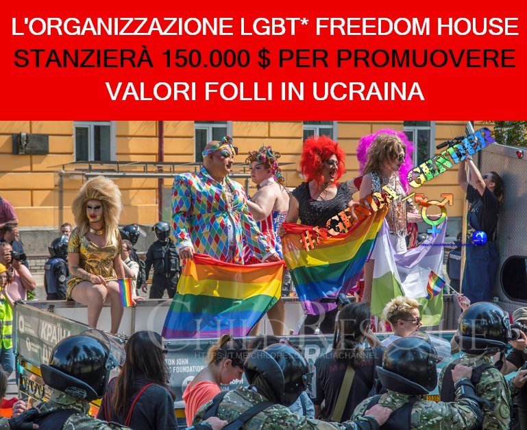 Bera49164308's tweet photo. 🌈150000 $ PER LA PROPAGANDA GENDER🌈
#18aprile
#News_Ukraine #Brain_Washing #Framing_gender #Gender_mainstreaming
https://t.co/oOPFJGwcTT https://t.co/x6P04VRQOY